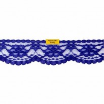 Ribbon Navy Lace