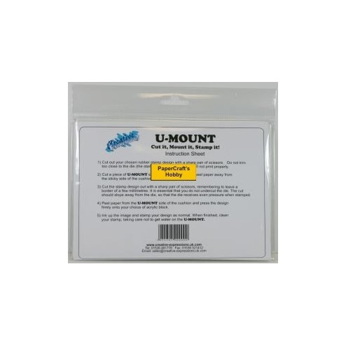 U Mount Repositionable Mounting Cushion A5