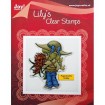 6410/0006 Lily met Bloemen