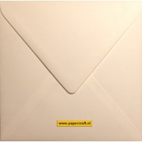 Vierkante Envelop Creme 14