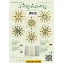 Star Sticker Stamp Set Green