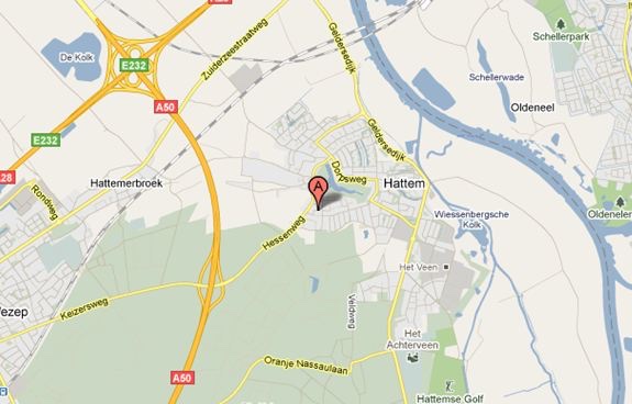 Route naar PaperCraft Hobby Hattem